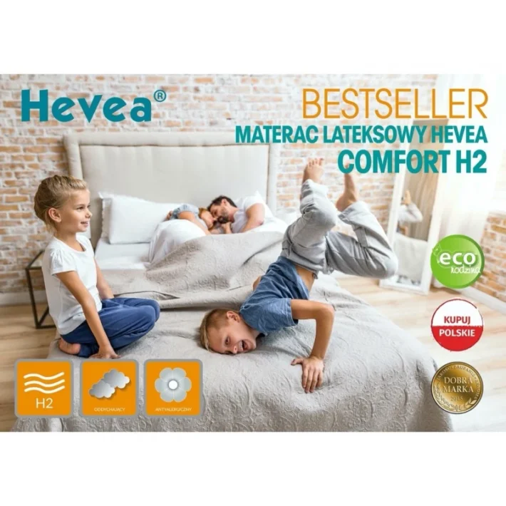 materac lateksowy hevea comfort h2